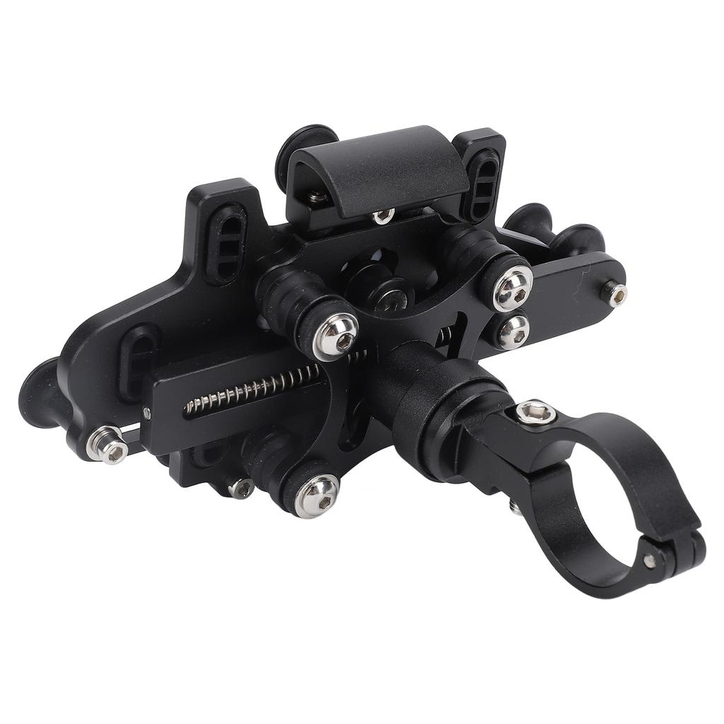 Motorcycle Phone Mount for Handlebar Aluminum Alloy Silicone 5 Claw Shockproof Rotating Adjustable