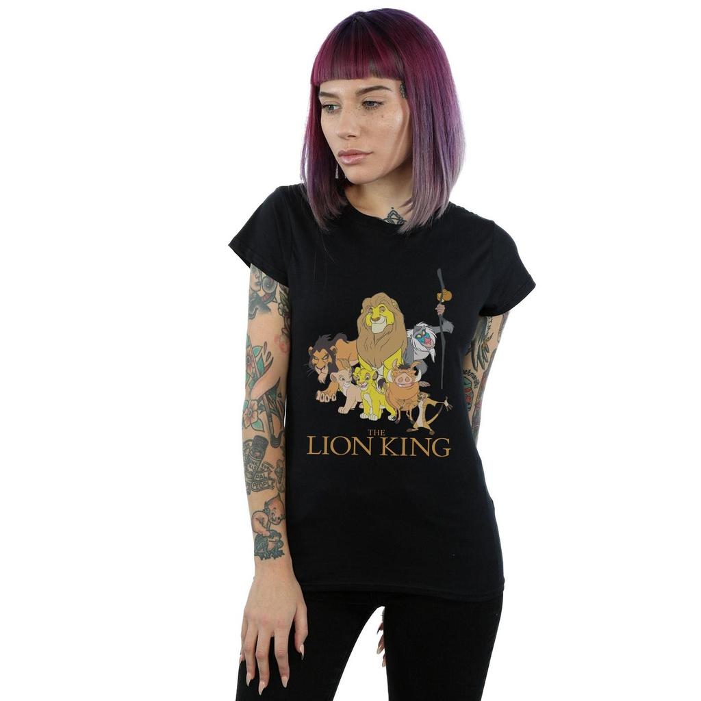 Disney Womens/Ladies The Lion King Group Cotton T-Shirt