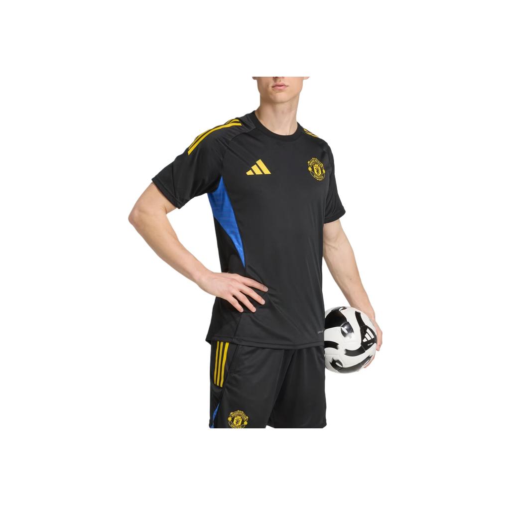 Adidas Tiro 25 Manchester United Slim Fit Short Sleeve Football Shirt Men Tops JP3136