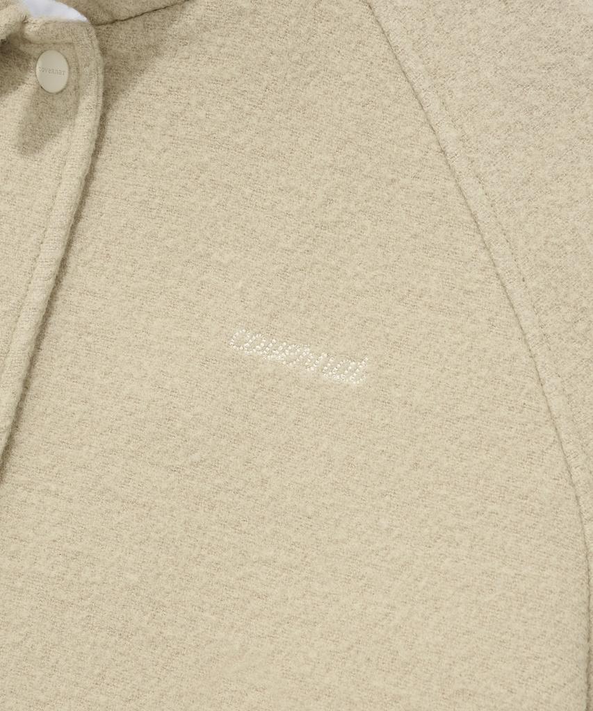 Covernat Woman Varsity Jacket Beige