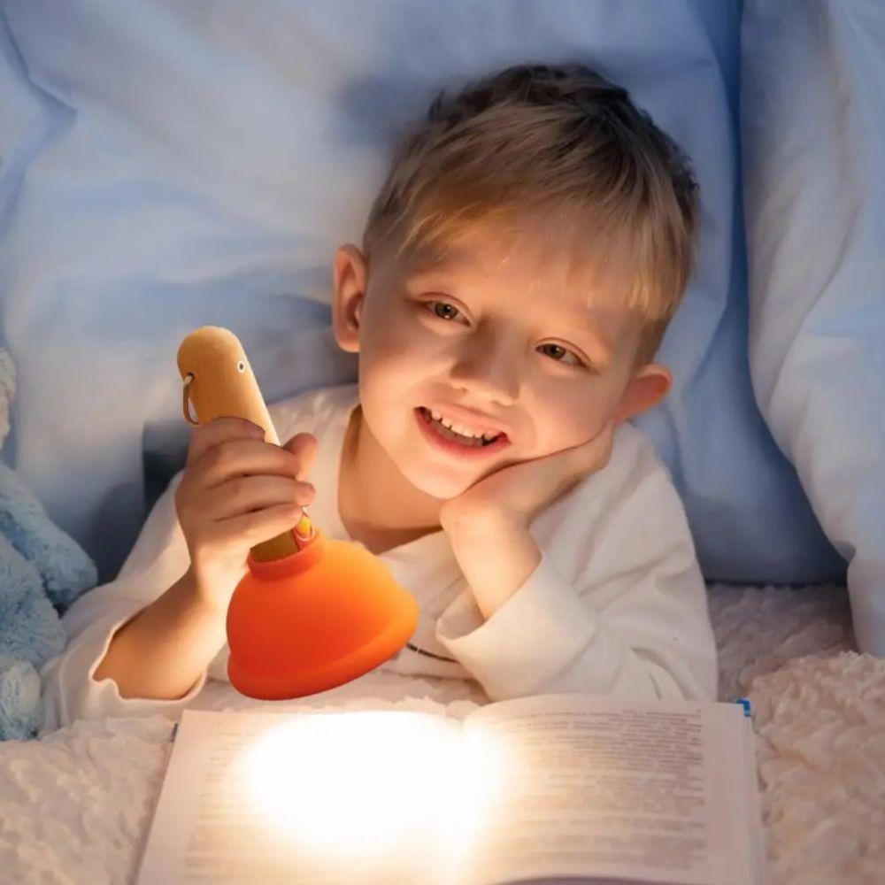 USB Rechargeable Mini Night Light Waterproof Design Creative Night Light  Bedside Lighting