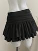 New Sexy High-Waisted Irregular Layered Ruffle Mini Skirt