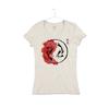 Women's Organic Cotton T-Shirt Koi Carp Tao Organic Bio Woman T-Shirt Girl