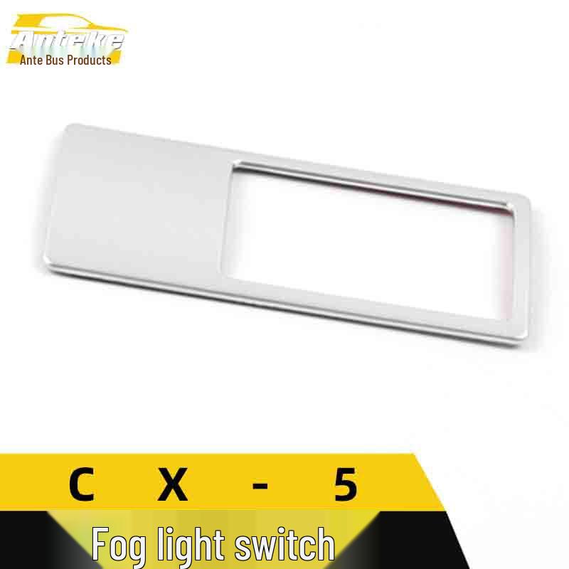 CX-5 Fog Light Switch Electroplated Sub-Silver Decorative Frame