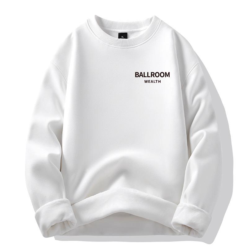 Mode Herren Sweatshirt gepollover Herren Herbst und Winter neu Baumwolle Paar Modelle verdickte lockere Jacke Jacke