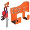 Heavy-Duty Adjustable Chainsaw Wall Mount With Protective Sponge Pads Anti-Slip Hooks Heavy Duty Wall Mount Garage
