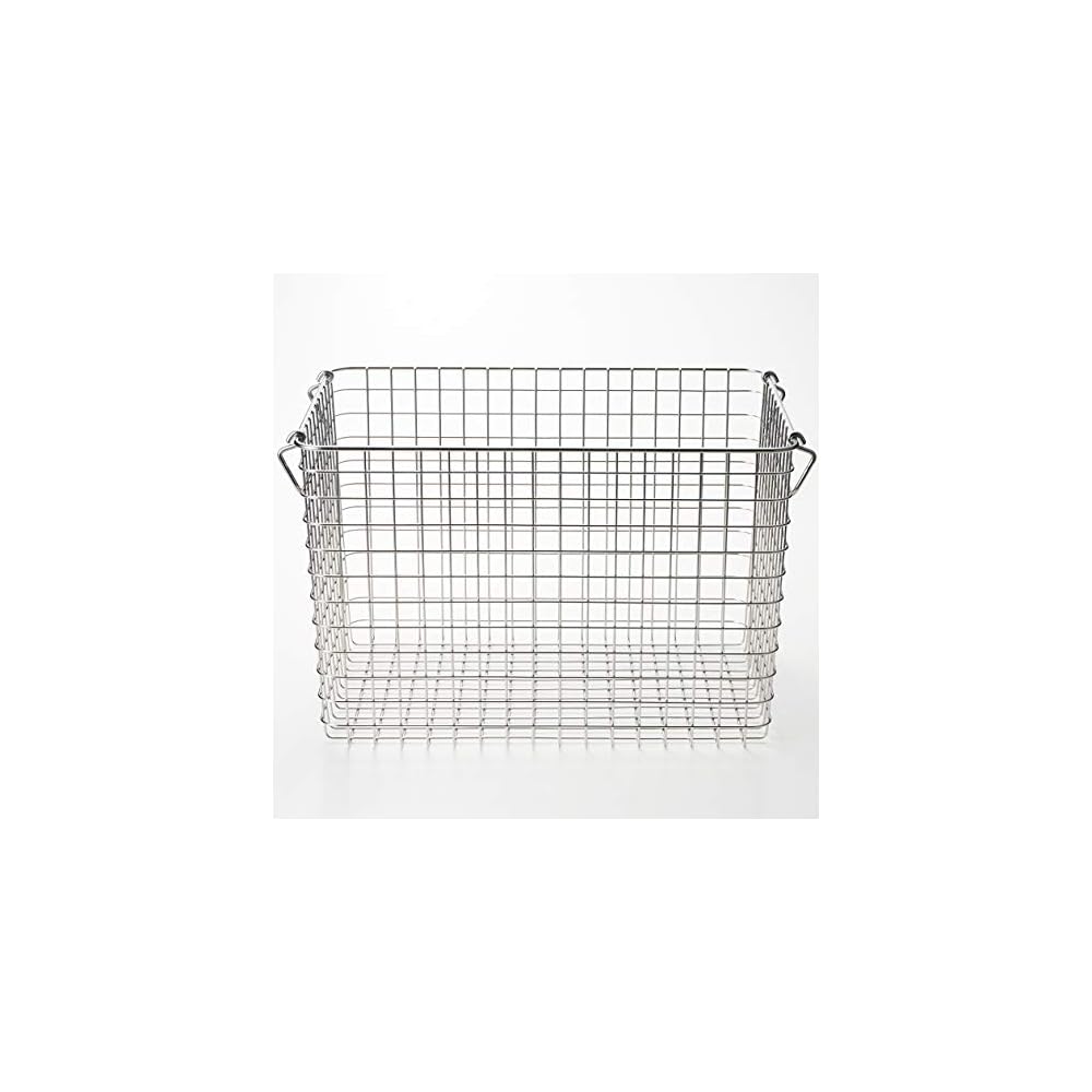 MUJI Drahtkorb aus Edelstahl 5, ca.. B37 x T26 x H24cm, 44831502 (Basketball)