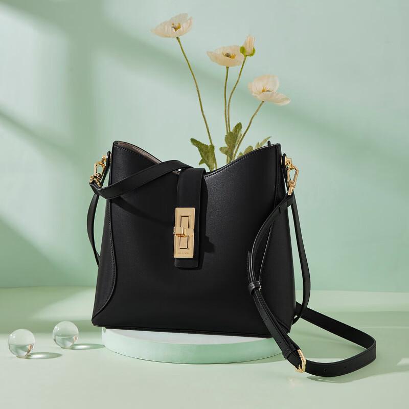 Pierre Cardin Leather Bucket Shoulder Bag