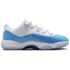 Jordan Air Jordan 11 Abrasion Resistant Low Top Vintage Basketball Shoes Unisex White Blue FV5104-100