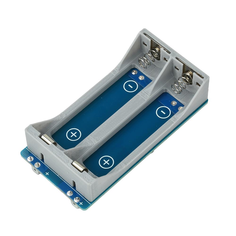 18650 Lithium Battery Capacity Tester Module MAh MWh 2-Channel Digital Battery Power Detector Module Type-C Interface DC 5V