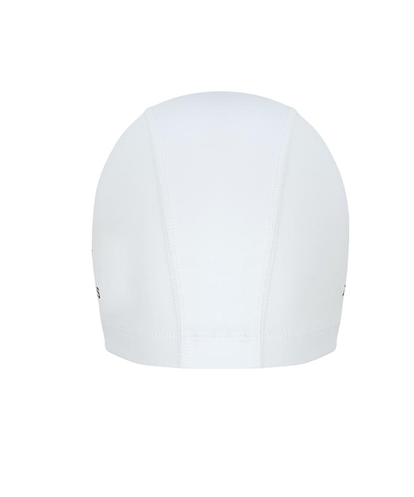 Jeteseu Flex Shield Icon White Urethane Coated Swim Cap