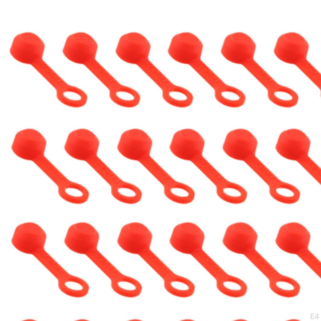 Rubber Caps for Mountain Bike Brake Bleeding, Pack of 50