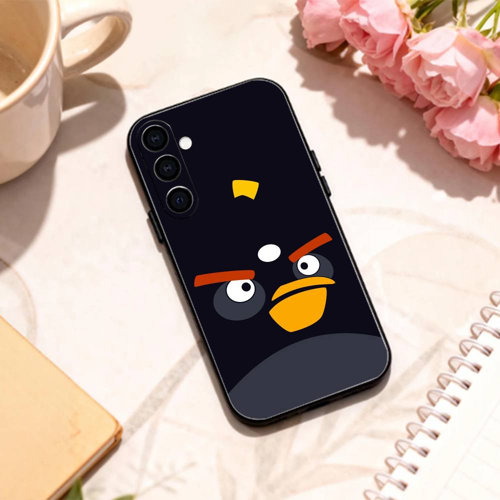 A-angry-B-Bird- Game   Phone Case For Samsung Galaxy A73,A72,A71,A70,A53,A52,A51,Others Soft Black Shell