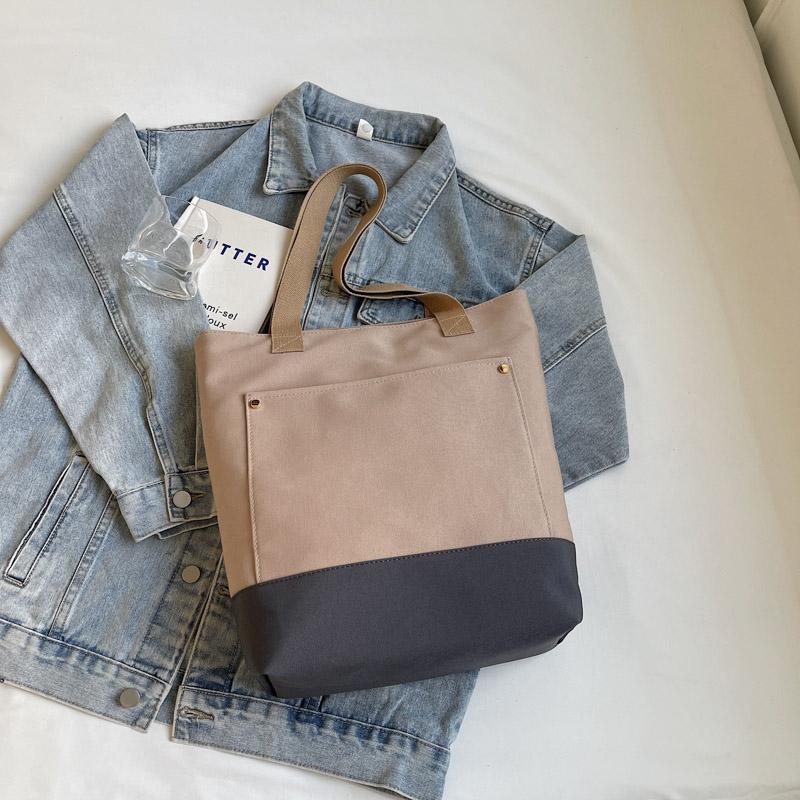 Canvas Large Capacity Tote Bag Student Shoulder Bag Women's Crossbody Bag
