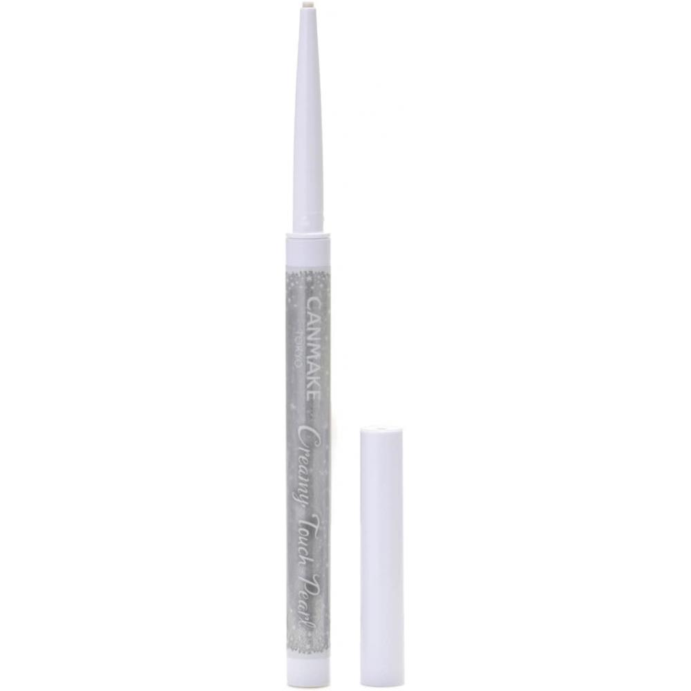 Canmake Creamy Touch Pearl 01 Bridal White Creamy Touch Eyeliner Puder Glitzer Tränensack Glitzer Eyeliner Wasserdicht 1 X 1 Bridal White