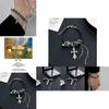 Fashionable Asymmetrical Cross Tassel Leather Bracelet For Women Trendy Sweet Cool Design