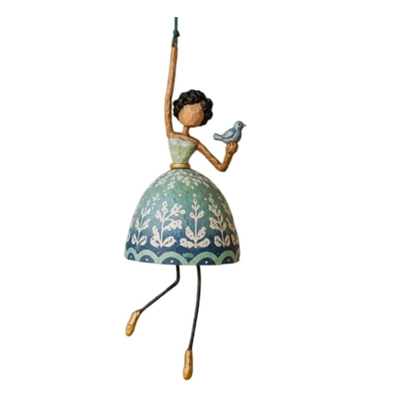 Décorations Suspendues Fantaisistes de Danseuse Moulin à Vent avec Détail de Jambe Pendant et Cordon Supérieur pour Affichage dans la Chambre à Coucher, le Bureau ou l'Entrée