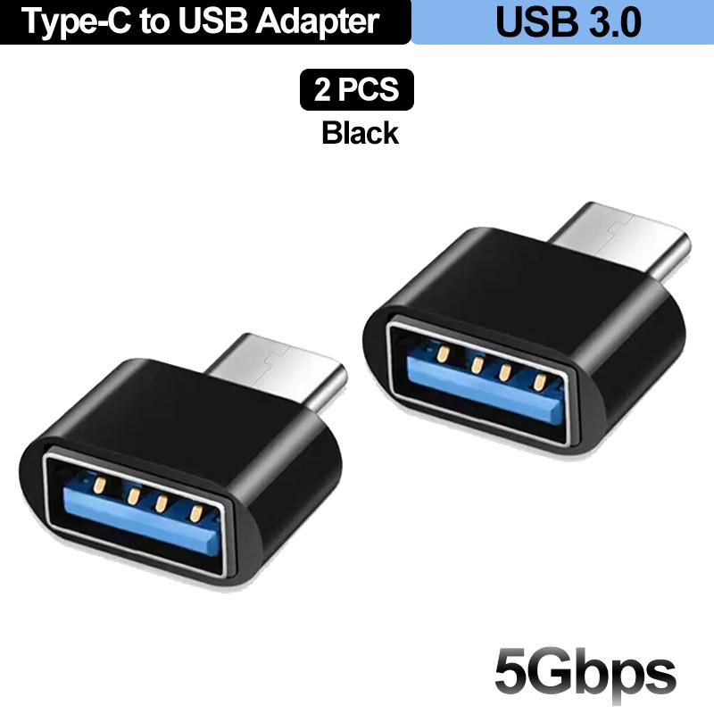 For Mobile Phone USB Female to Type C Male Adapter OTG 15.5CM Long Cable For Samsung S20 Huawei OTG Data Cable Converter