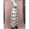 Bohemian Vintage Floral Pattern Colorful Embroidered Sexy Loose Maxi Dress For Women Summer Fashion Casual Beachwear