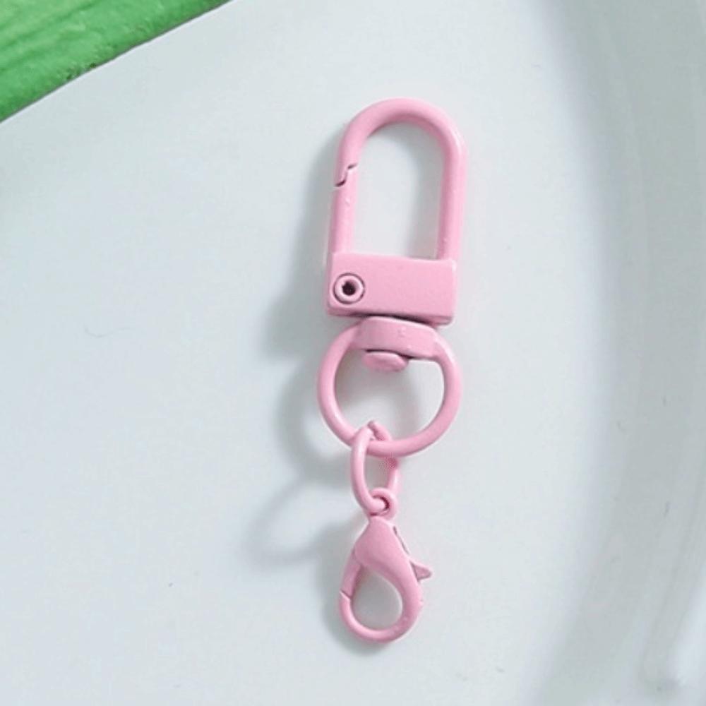 30Pcs Clasp Colorful Swivel Snap Hooks Mini Metal Key Chain Hooks Multi-purpose Trigger Buckle Clasps Purse Charms