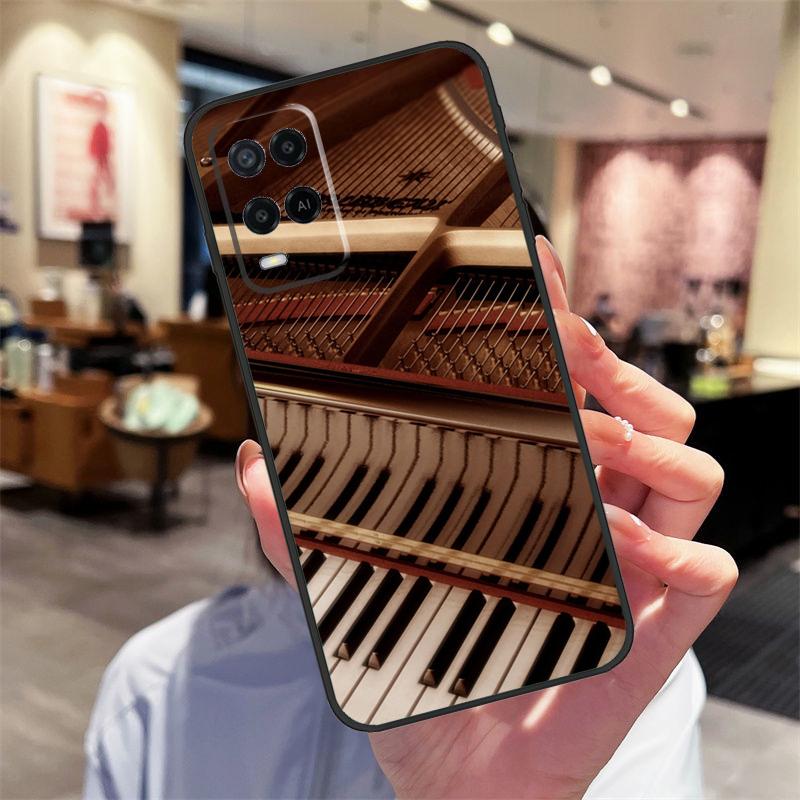 Klaviertasten Tastatur Design Hülle Für Oppo A40 A60 A80 A18 A38 A58 A78 A98 A16 A76 A96 A15 A17 A77 A74 A94 A54 A57S Abdeckung