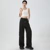 Tide Cool Cargo Pants For Women High Waist Loose Fit With Drawstring For Streetwear Style