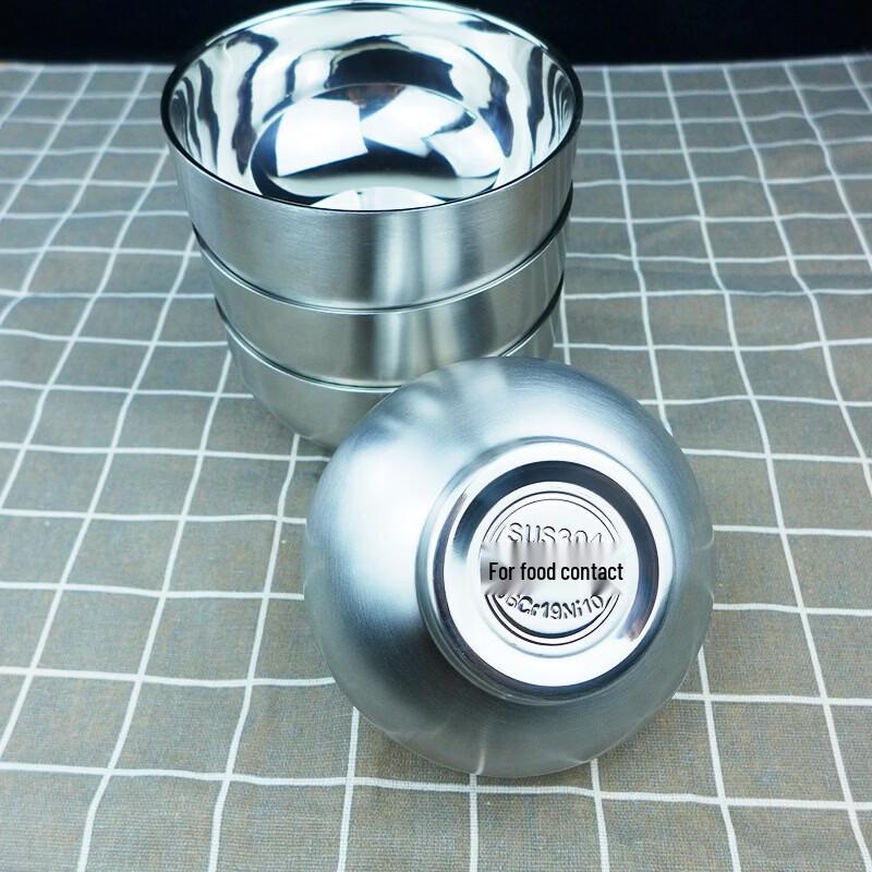 Korean Style 304 Stainless Steel High-Foot Bowl