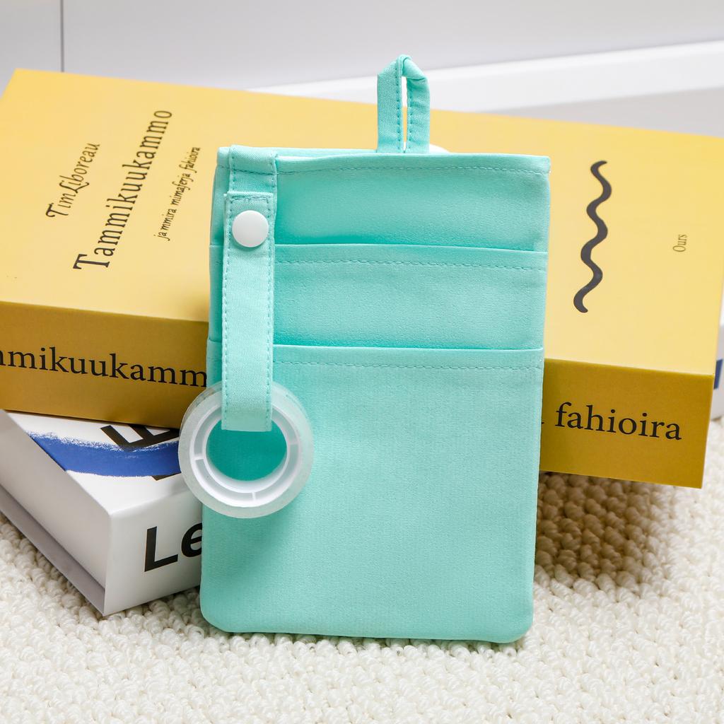 Solid Quick-dry Nurse Pocket Organizer Polyester Spandex Pouch Pen Holder Clip-on Utility Pocket for Pens P-TLSG-01