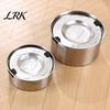 No Wet Mouth Dog Water Bowl 1.2/3.2L Stainless Steel Bowl, No-Spill Slow Drinking Pet Anti-Splash Non-Slip Dispenser for Small Medium Large Dogs, Cats