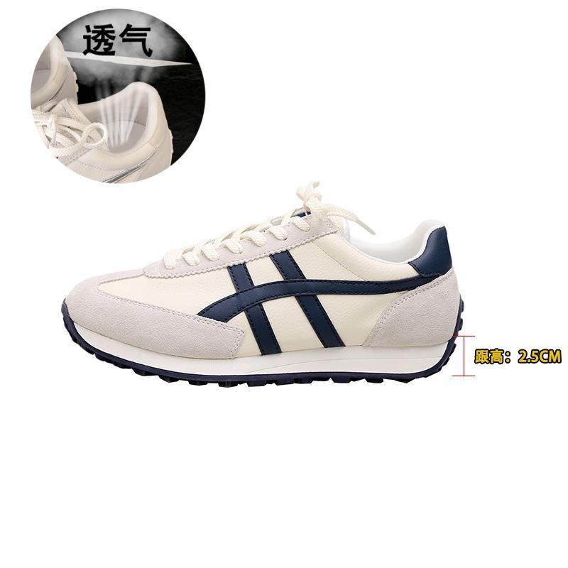 

Кожаные ретро повседневные кроссовки для бега женские весенние новые женские кроссовки для папы 34