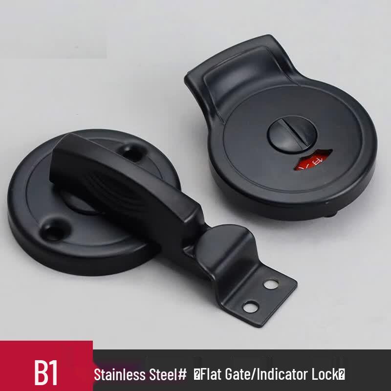 Stainless Steel Fishtail Indicator Restroom Door Lock