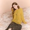 Sancai Winter Loose Fit Cut-out Pullover Knit Sweater