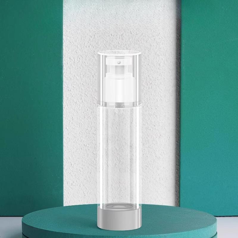 Vacuum-packed Portable Press-type Travel Spray BottleTravel Toner Cosmetic Foundation Sample Empty Bottle