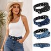 Adjustable Decorative Waist Strap Slim Fit Casual Waist Belt Casual Denim Waist Belt  Daily Outfit