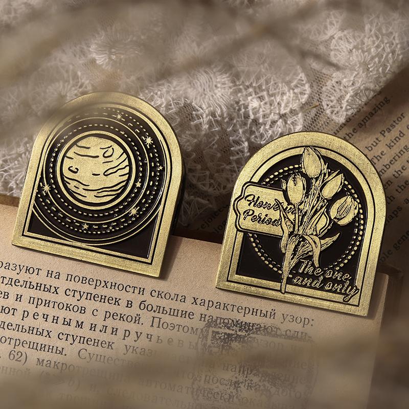 Kreativní scrapbooking deníkový kovový klip unikátní design kovový klip sada rekvizit pro foto školní kancelářské potřeby