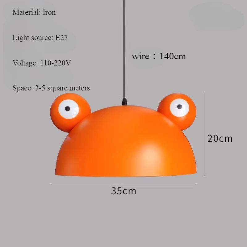 Modern Frog Pendant Light Store Nordic Kindergarten Classroom Hotpot Restaurant Industrial Style Restaurant Barber Shop Lighting