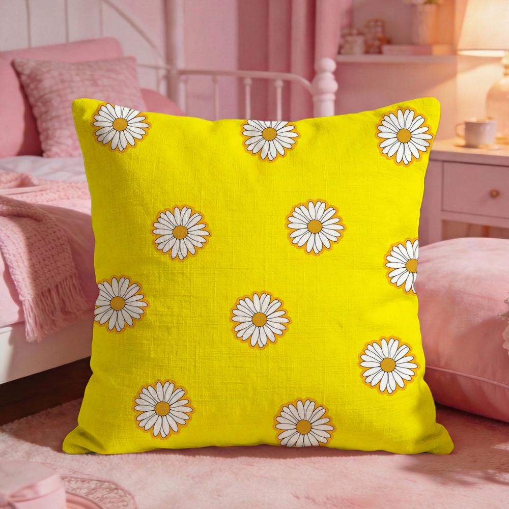 DecordaisyS Cushion Cover Premium Comfort Reversible Pillow Cove Two in One Design for Any Room Car Interior