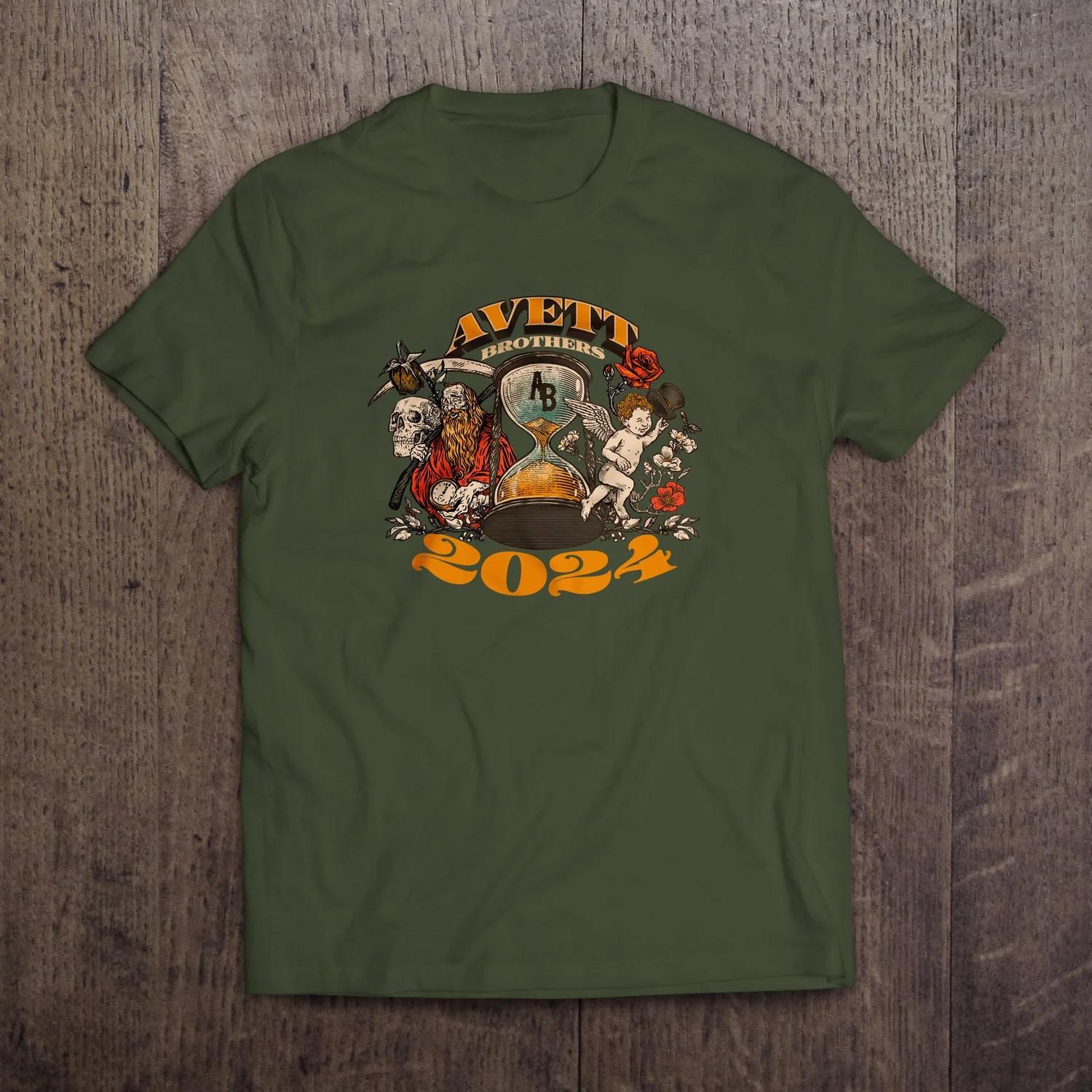 NEW The Avett Brothers Band 2024 Heavy Cotton Green T Shirt S-5XL CM703 S
