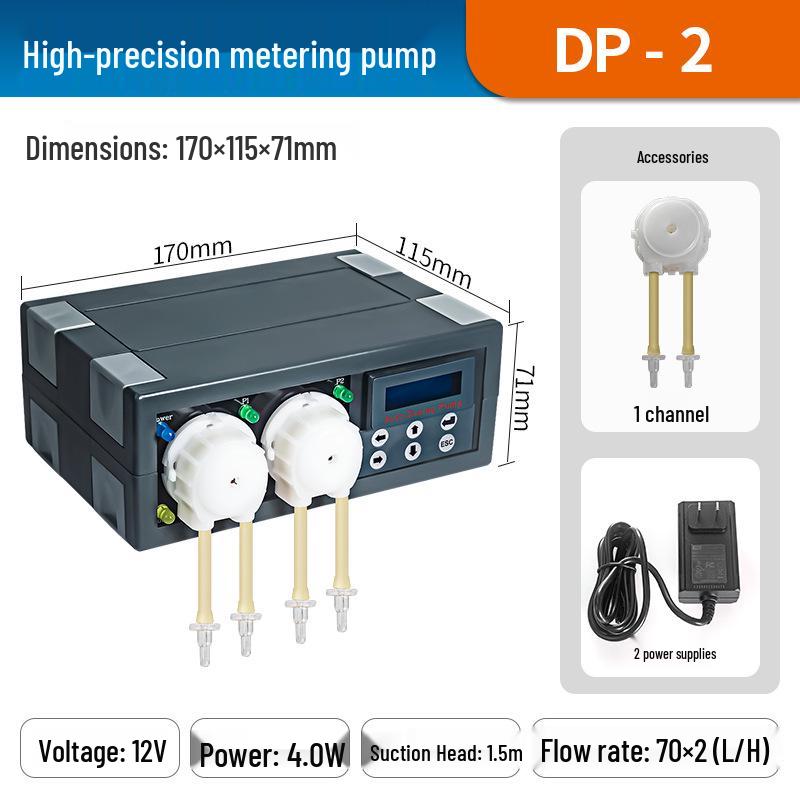 Jebao DP Serie Automatische Mehrkopf-Dosierpumpe für Aquarien-Korallenfütterung