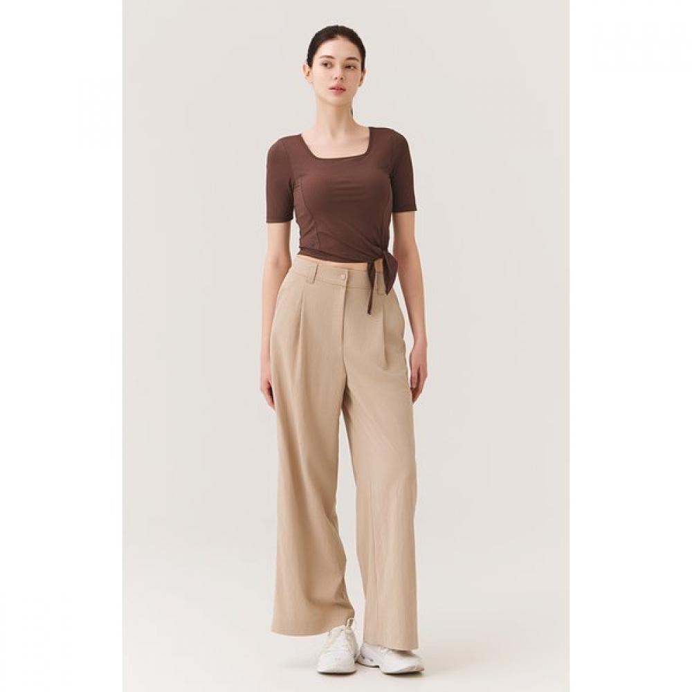 Huit Wide Fit Back Banded Pants Htwpn5k80t