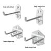 Double Straight Pegboard Hooks