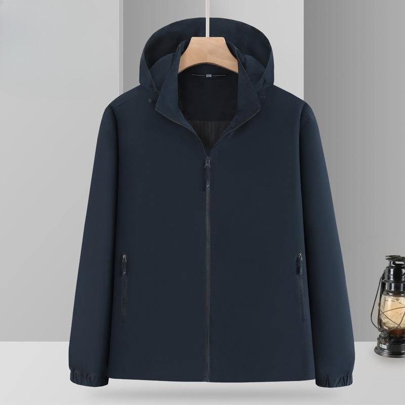 

Новая уличная куртка Съемный капюшон Однослойная Мужская и женская Верхняя одежда Ветрозащитная и водонепроницаемая Спортивная 4XL