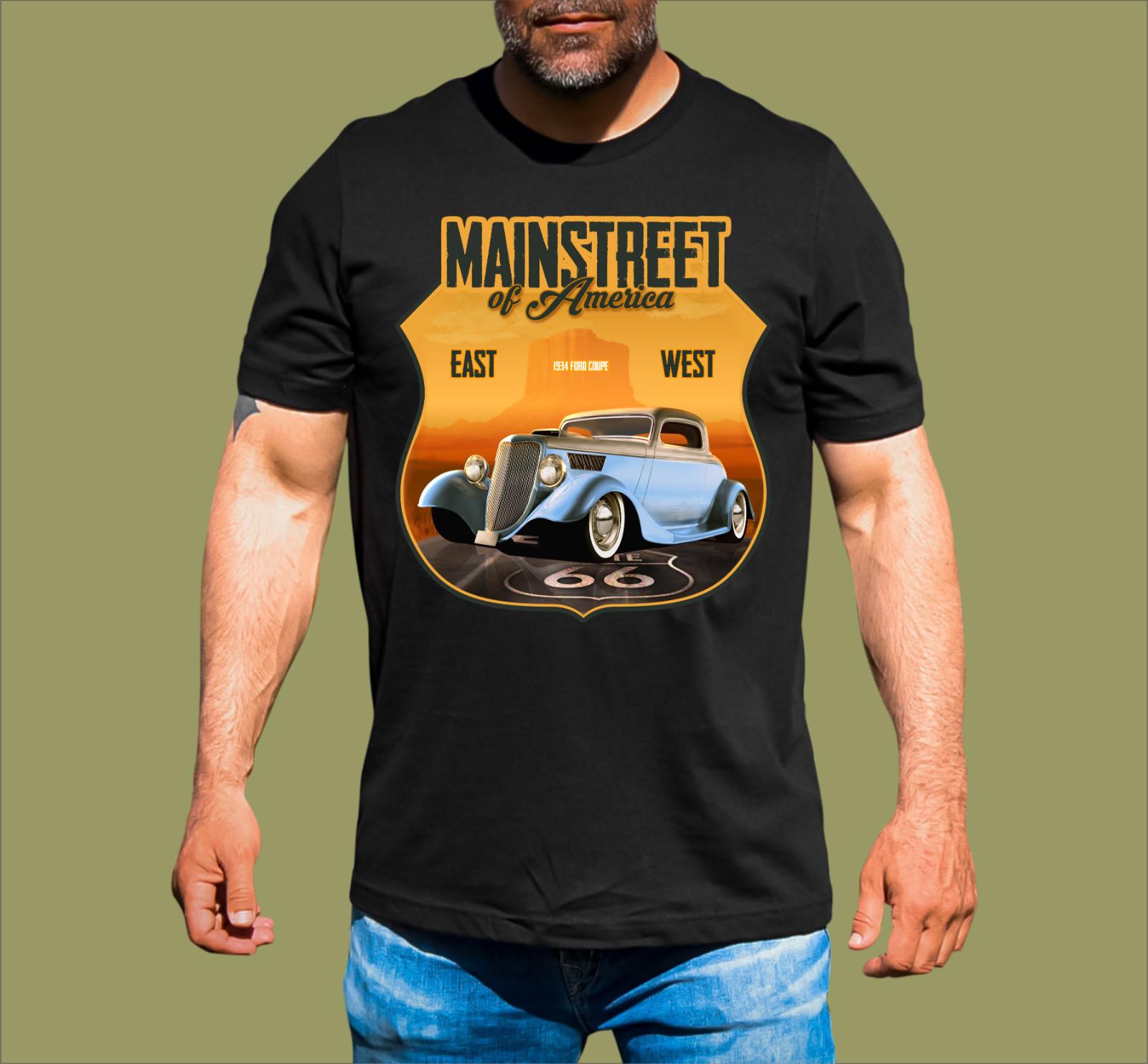 MAIN STREET HOT ROD T-SHIRT XXXXL