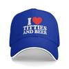 Amo Tette e Birra Cappellino da Baseball Estivo FeUnisex Unisex Cappellino da Trucker Personalizzato Vendita all'Ingrosso Streetwear Sport all'Aperto Cappellini da Baseball