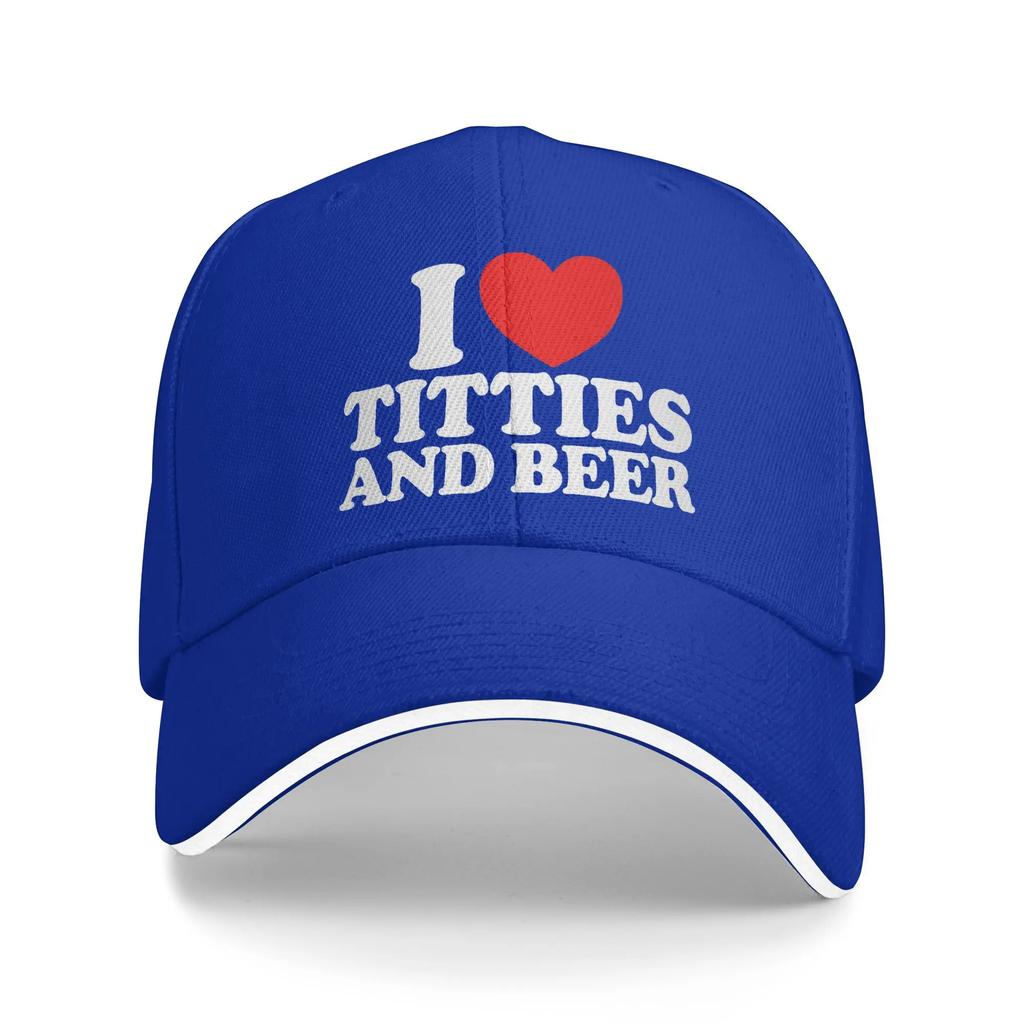 Amo Tette e Birra Cappellino da Baseball Estivo FeUnisex Unisex Cappellino da Trucker Personalizzato Vendita all'Ingrosso Streetwear Sport all'Aperto Cappellini da Baseball