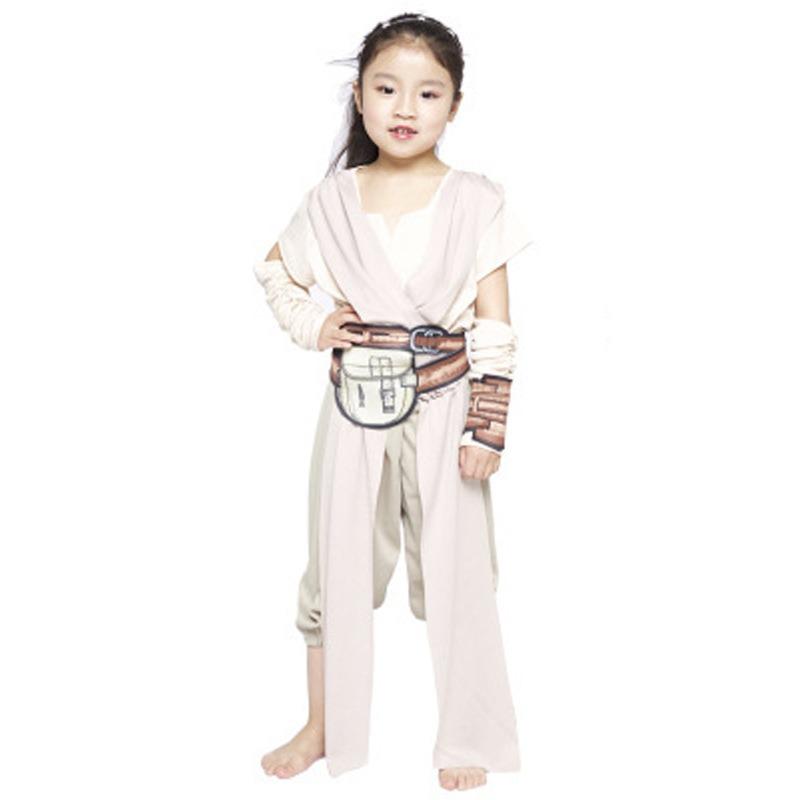 Halloweenkostyme Star Wars The Force Awakens Rey Jente Klassiske filmkarakterer Ka Wah Spill