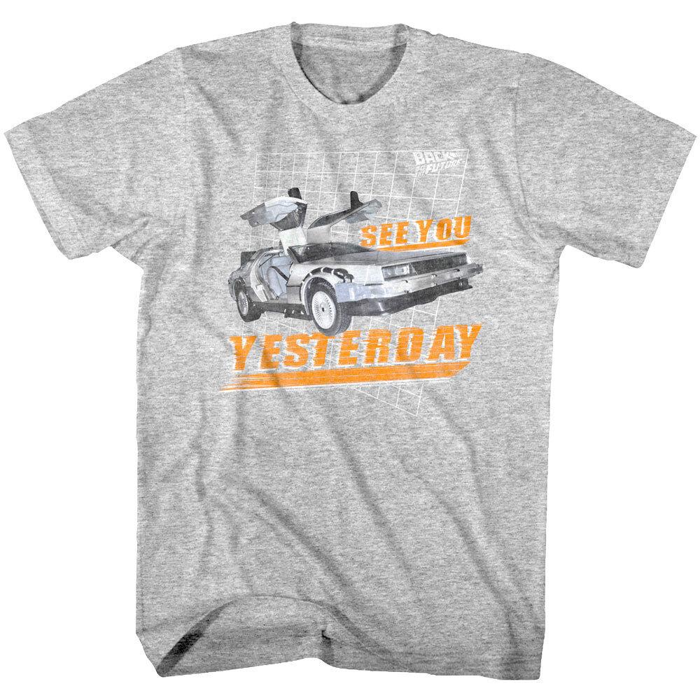 Back to The Future See You Yesterday Men T Shirt XL
