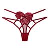 Bundled Design Thong Female Sexy Water-soluble Flower Hollow Mesh Interwoven Thin Belt Seductive Mood Panties 2298
