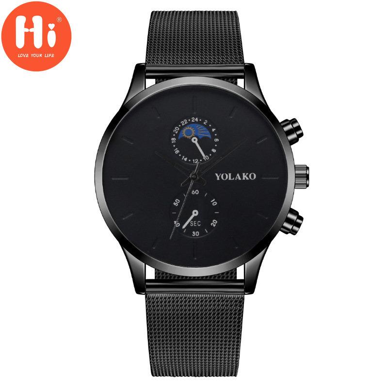 

Привет модные мужские часы спортивные часы роскошные мужские кварцевые наручные часы мужской подарочный браслет