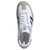 adidas Samba OG Weiß Collegiate Grün Gummi Damen Sneaker Schuhe-Weiß Grau-Zwei JI2724